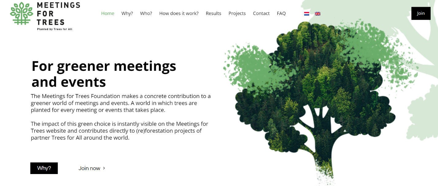 Meetingsfortrees website page