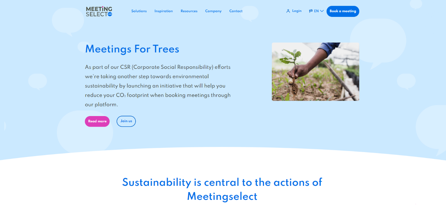 Meetingsfortrees webpage